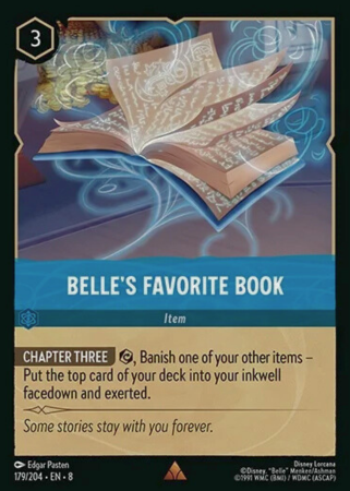 179/204 - Belle’s Favorite Book - Cold Foil - Reign of Jafar