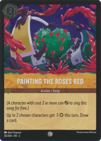030/204 - Painting the Roses Red - Cold Foil - Rise of the Floodborn