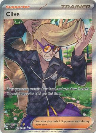 227/091 - Clive - Paldean Fates