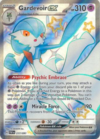 217/091 - Gardevoir ex - Paldean Fates