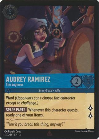 137/204 - Audrey Ramirez - The Engineer - Cold Foil - Into the Inklands