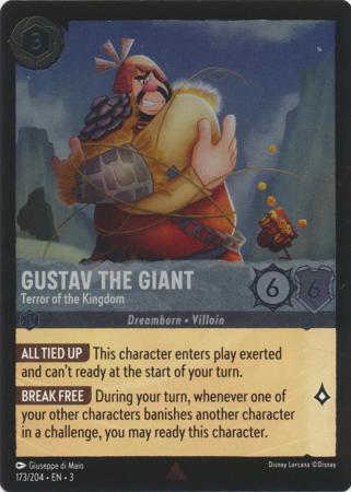 173/204 - Gustav the Giant - Terror of the Kingdom - Cold Foil - Into the Inklands