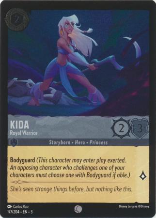 177/204 - Kida - Royal Warrior - Cold Foil - Into the Inklands
