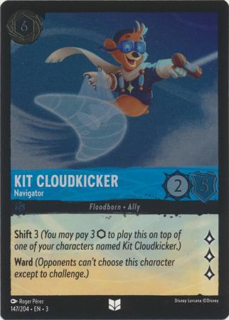 147/204 - Kit Cloudkicker - Navigator - Cold Foil - Into the Inklands