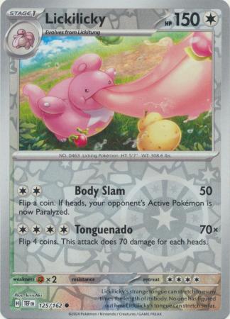 125/162 - Lickilicky RH - Temporal Forces