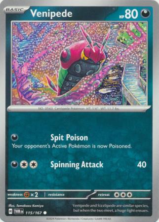 115/167 Venipede - Twilight Masquerade