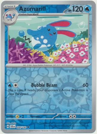 034/142 - Azumarill RH - Stellar Crown