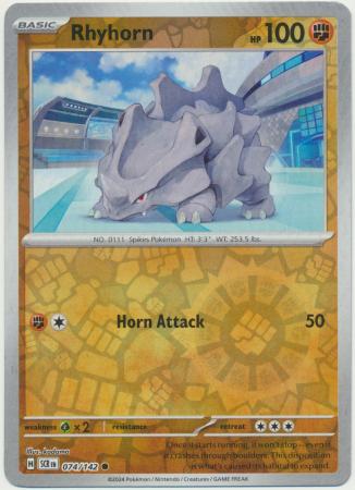 074/142 - Rhyhorn RH - Stellar Crown