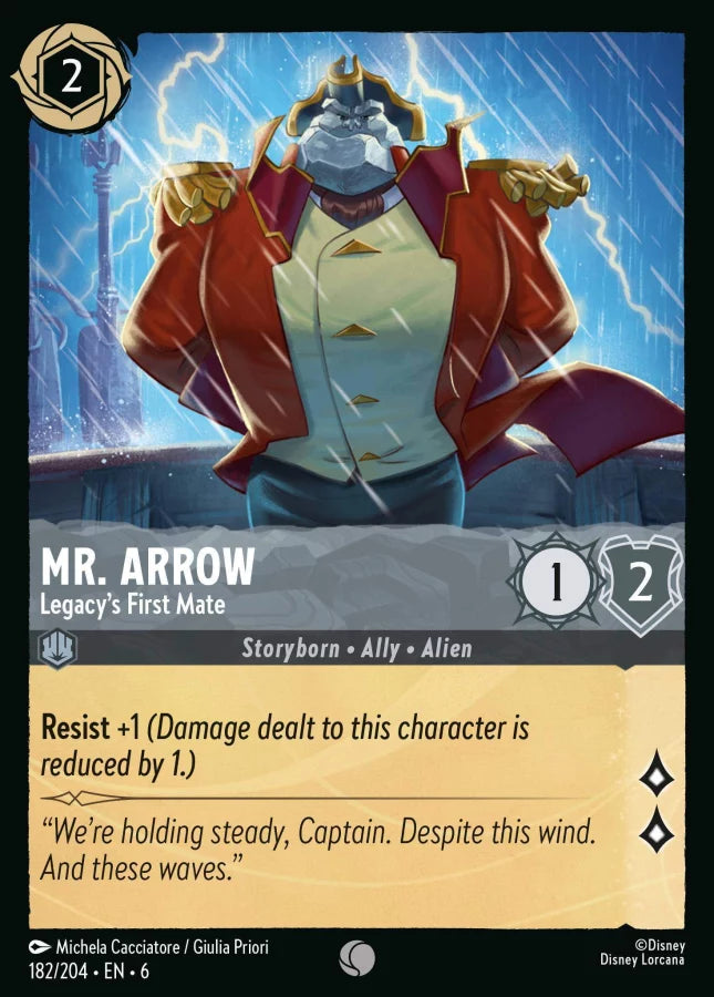182/204 - Mr. Arrow - Legacy’s First Mate - Azurite Sea