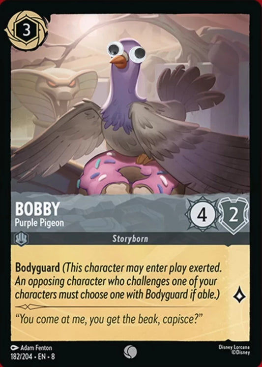 182/204 - Bobby - Purple Pigeon - Reign of Jafar