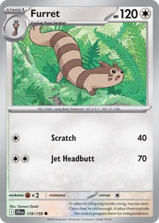 119/159 - Furret - Journey Together