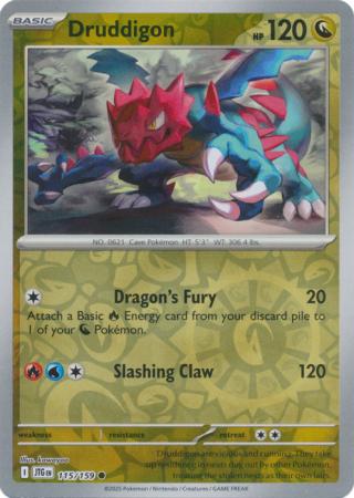 115/159 - Druddigon RH - Journey Together