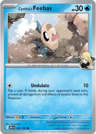 052/182 - Cynthia's Feebas - Destined Rivals