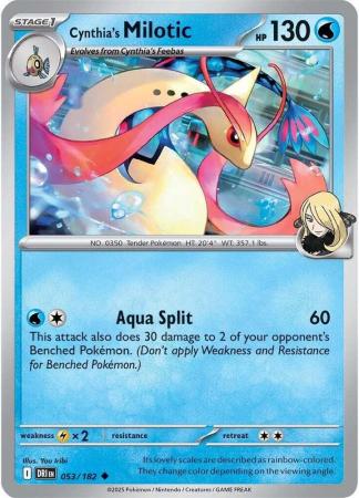 053/182 - Cynthia's Milotic - Destined Rivals