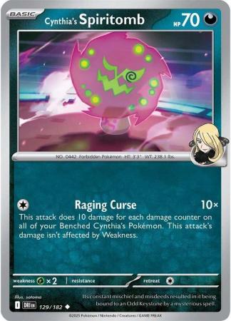129/182 - Cynthia's Spiritomb - Destined Rivals