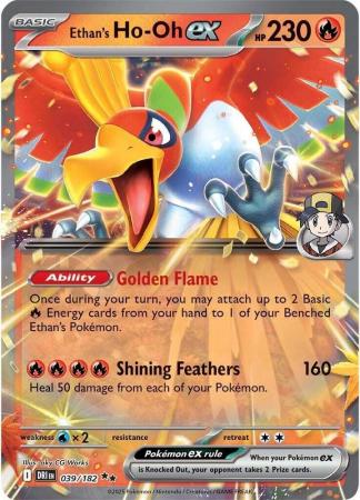 039/182 - Ethan's Ho-Oh ex - Destined Rivals