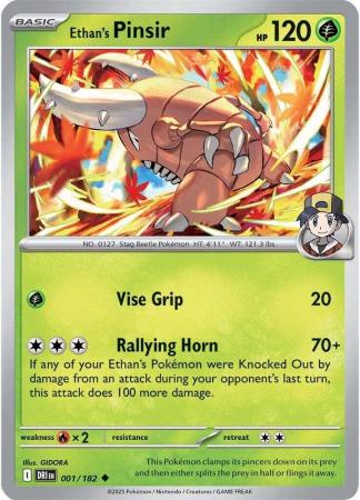 001/182 - Ethan's Pinsir - Destined Rivals