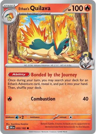 033/182 - Ethan's Quilava - Destined Rivals