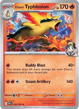 034/182 - Ethan's Typhlosion - Destined Rivals