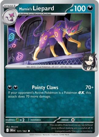 131/182 - Marnie's Liepard - Destined Rivals