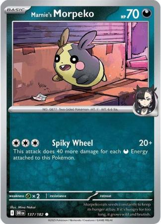 137/182 - Marnie's Morpeko - Destined Rivals
