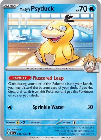 045/182 - Misty's Psyduck - Destined Rivals