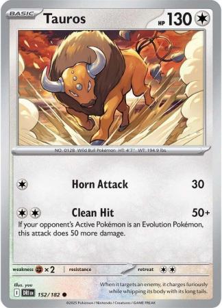 152/182 - Tauros - Destined Rivals