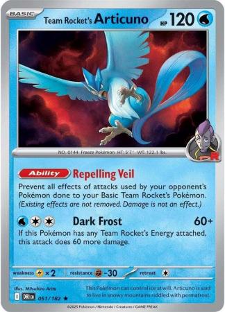 051/182 - Team Rocket's Articuno - Destined Rivals