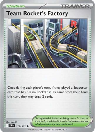 173/182 - Team Rocket's Factory - Destined Rivals