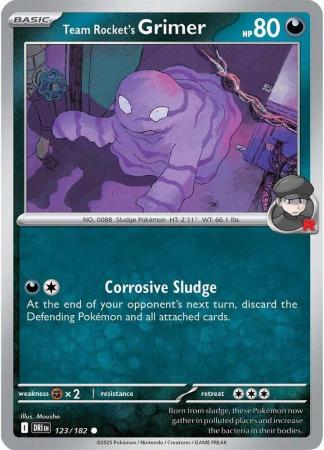 123/182 - Team Rocket's Grimer - Destined Rivals