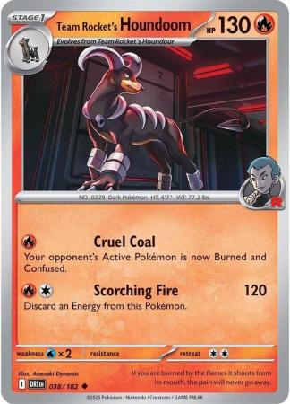 038/182 - Team Rocket's Houndoom - Destined Rivals