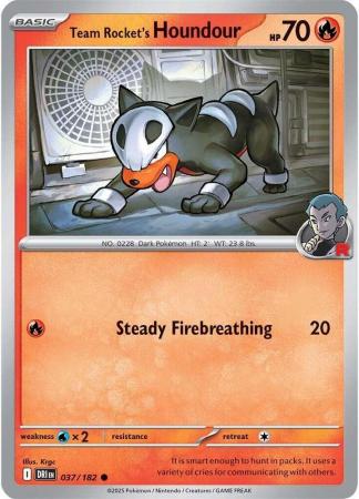 037/182 - Team Rocket's Houndour - Destined Rivals