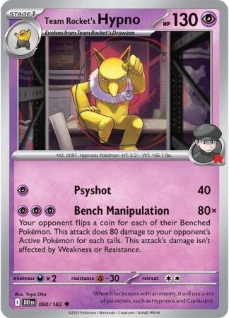 080/182 - Team Rocket's Hypno - Destined Rivals