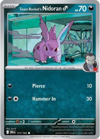 117/182 - Team Rocket's Nidoran - Destined Rivals