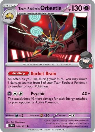 089/182 - Team Rocket's Orbeetle - Destined Rivals