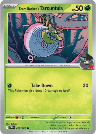 019/182 - Team Rocket's Tarountula - Destined Rivals