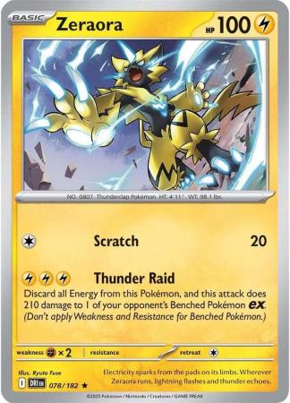 078/182 - Zeraora - Destined Rivals