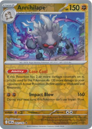 092/182 - Annihilape RH - Destined Rivals