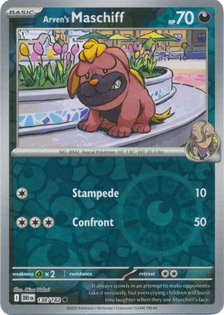 138/182 - Arven's Maschiff RH - Destined Rivals