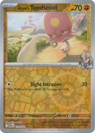 109/182 - Arven's Toedscool RH - Destined Rivals