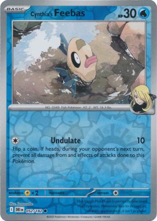 052/182 - Cynthia's Feebas RH - Destined Rivals