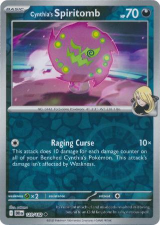 129/182 - Cynthia's Spiritomb RH - Destined Rivals