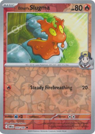 035/182 - Ethan's Slugma RH - Destined Rivals