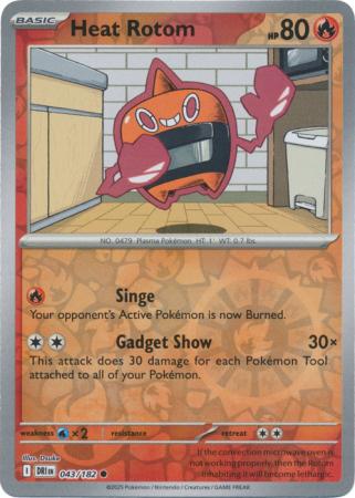 043/182 - Heat Rotom RH - Destined Rivals
