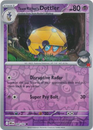 088/182 - Team Rocket's Dottler RH - Destined Rivals