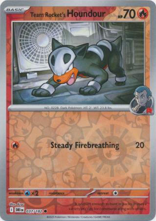 037/182 - Team Rocket's Houndour RH - Destined Rivals