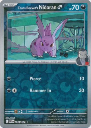 117/182 - Team Rocket's Nidoran - Destined Rivals