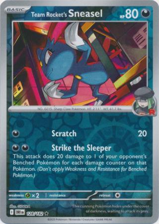 128/182 - Team Rocket's Sneasel RH - Destined Rivals