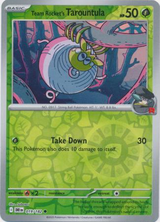 019/182 - Team Rocket's Tarountula RH - Destined Rivals