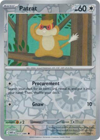 072/086 - Patrat RH - White Flare